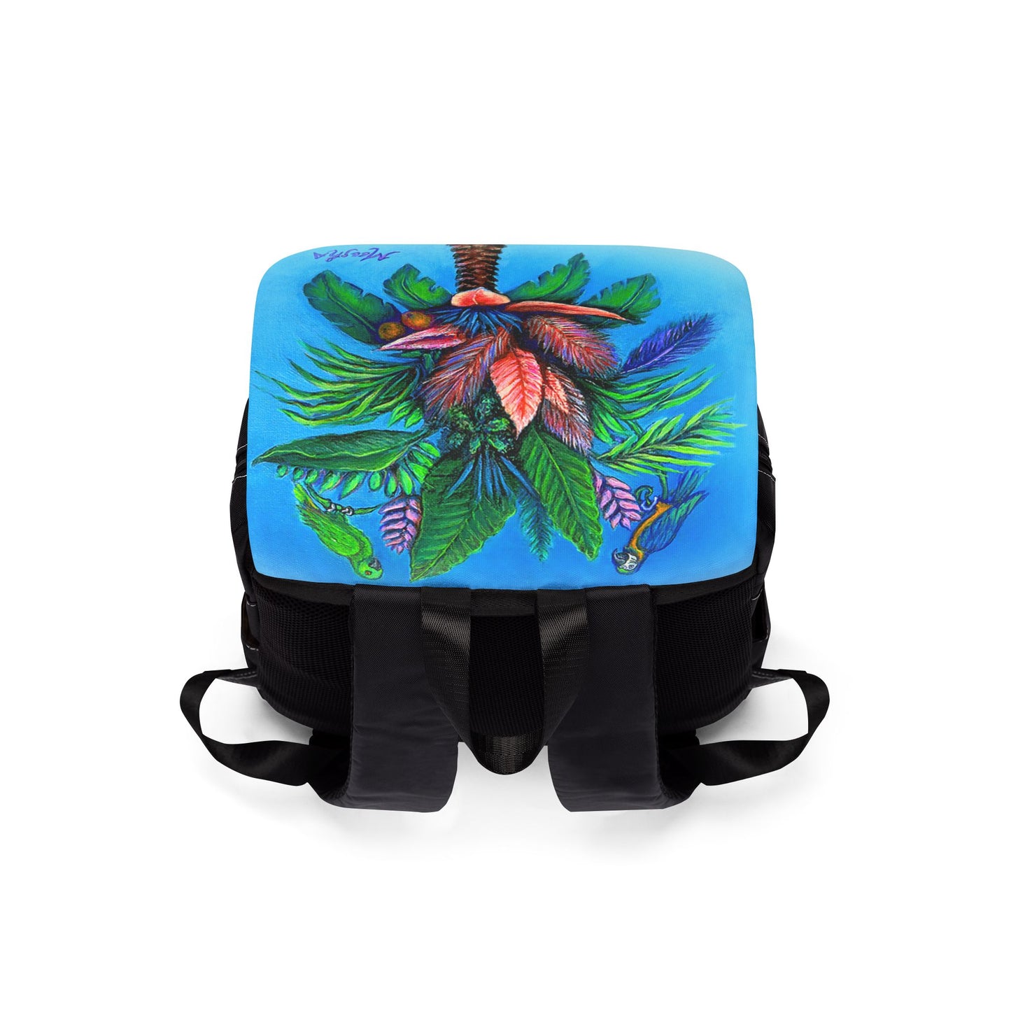 Palm Tree of Life Unisex Casual Shoulder Backpack