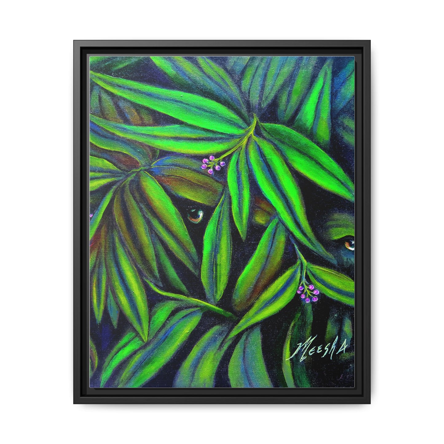 Jeepers Peepers Framed Canvas Print