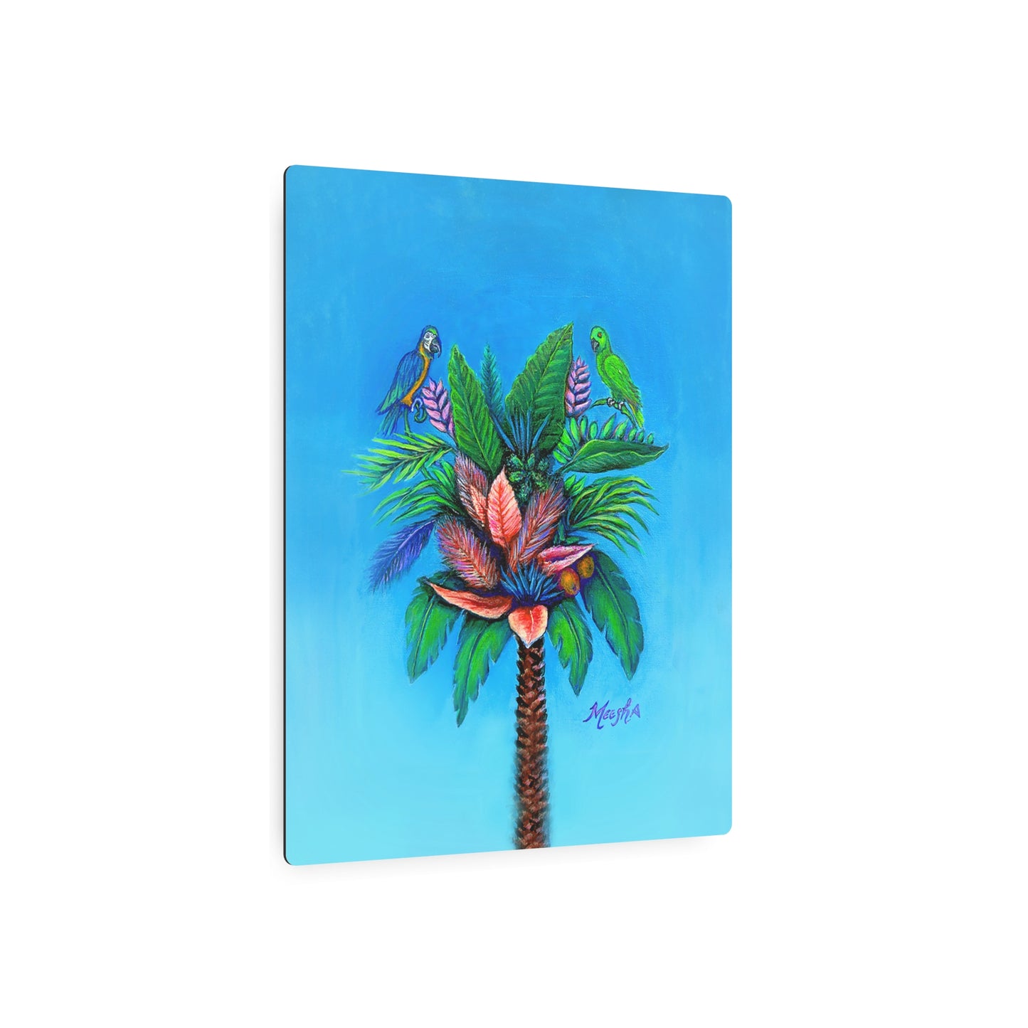 Palm Tree of Life Metal Art Sign