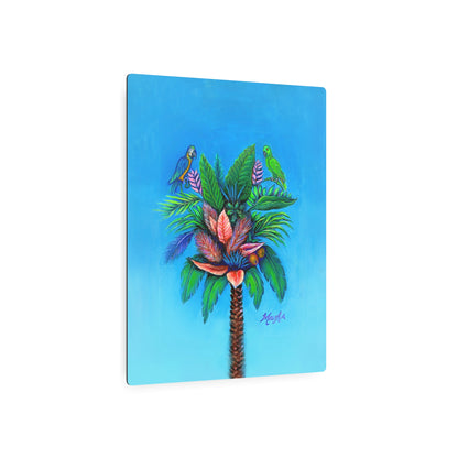 Palm Tree of Life Metal Art Sign