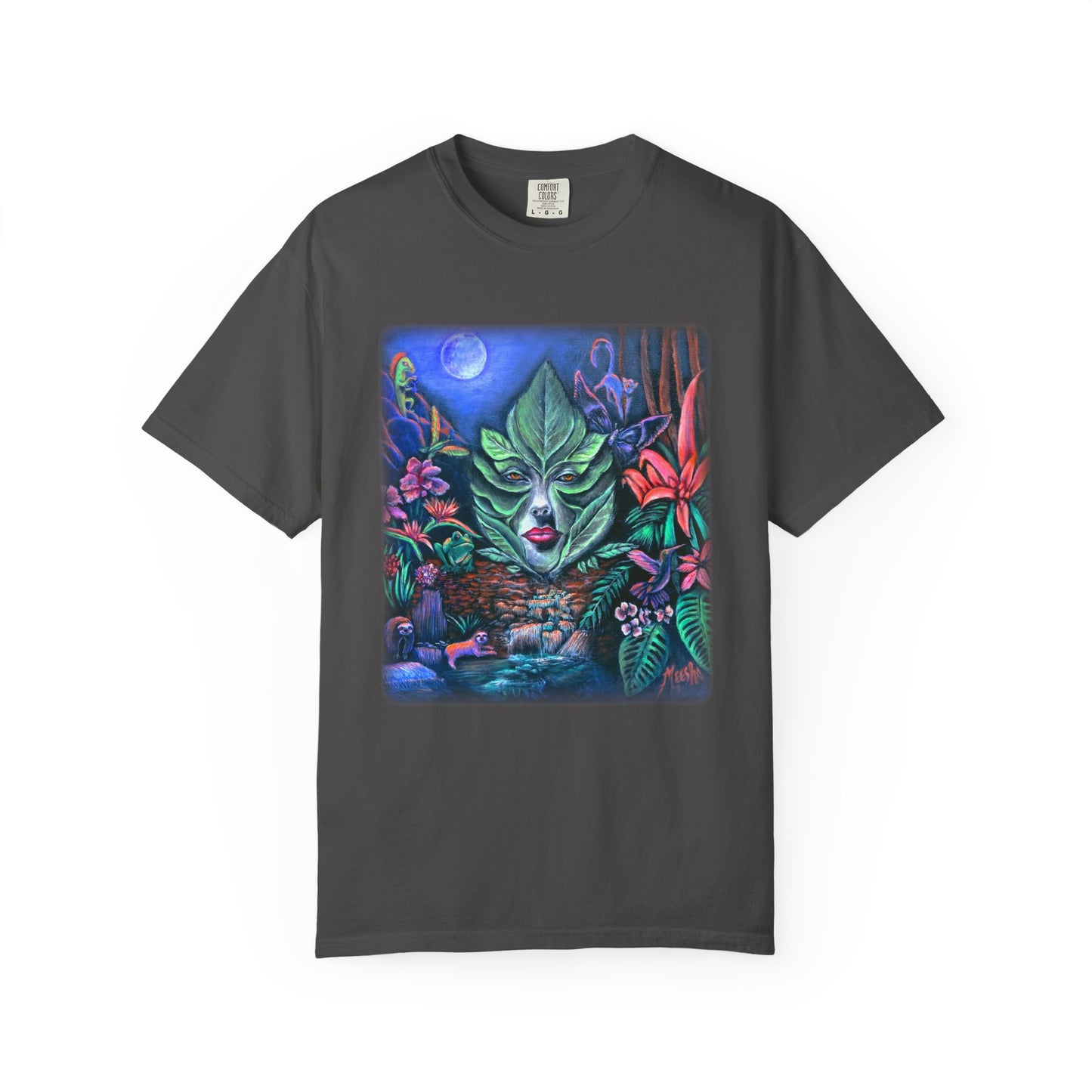 Moonlight Mischief Unisex Garment-Dyed T-shirt