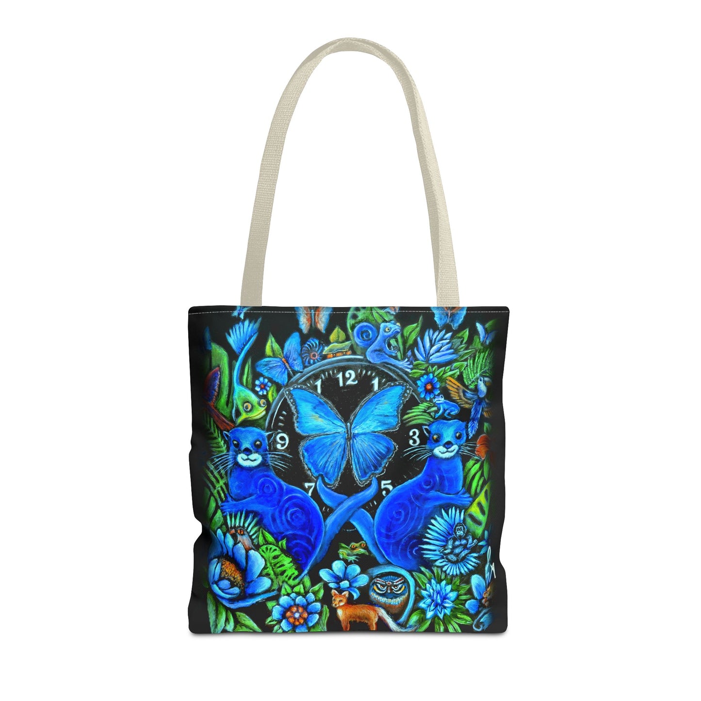 Out of Time Otter Nonsensce Tote Bag