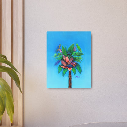 Palm Tree of Life Metal Art Sign