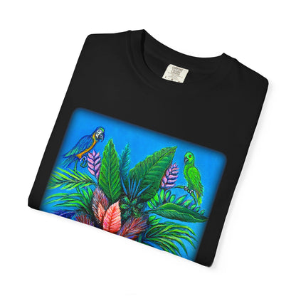 Palm Tree of Life Unisex Garment-Dyed T-shirt