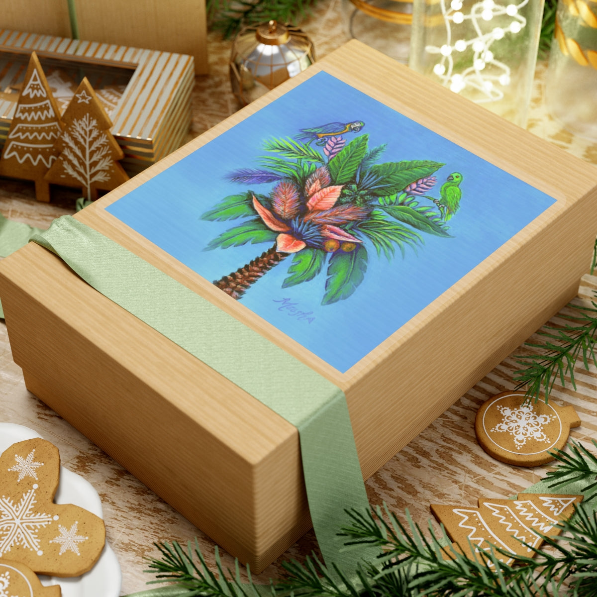 Palm Tree of Life Kiss-Cut Stickers
