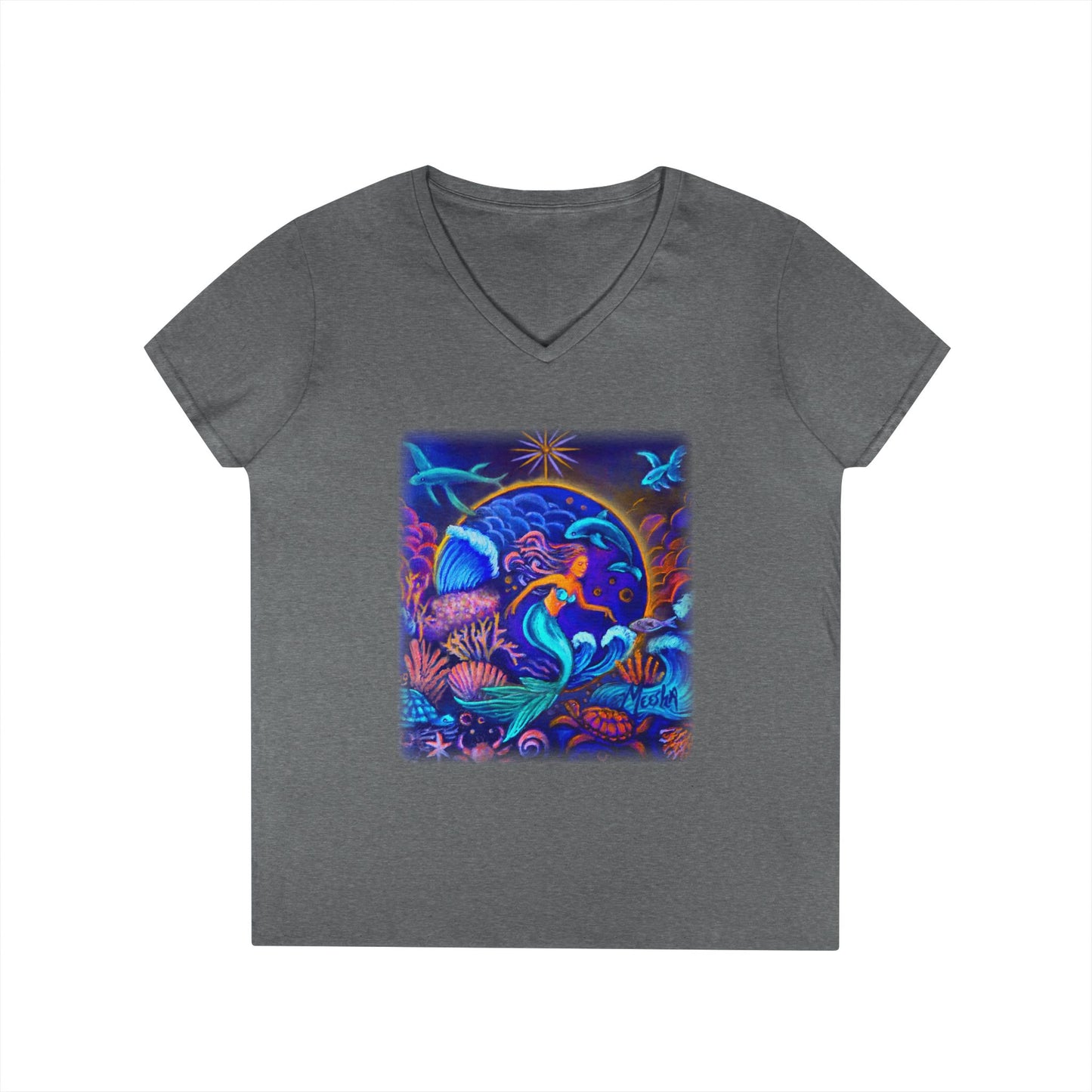 Celestrial Extraterrestrial Ladies' V-Neck T-Shirt