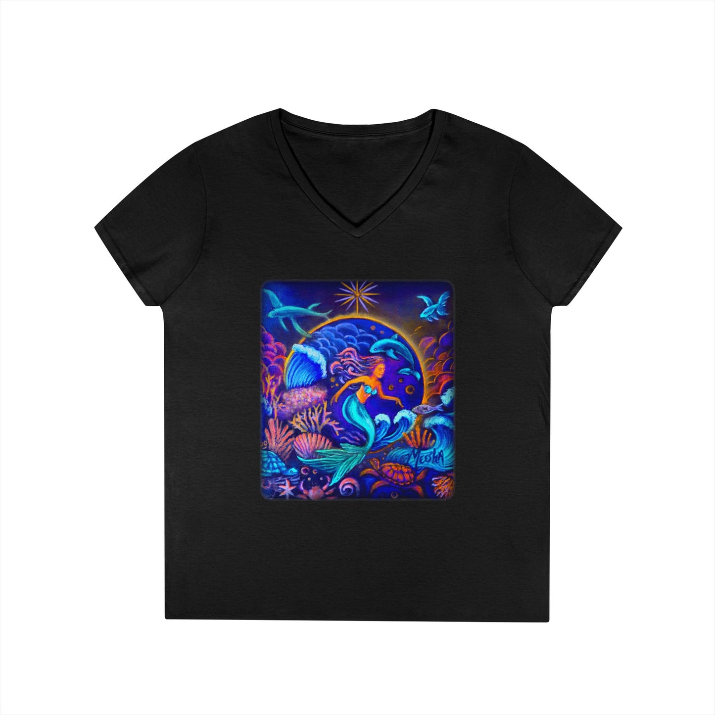 Celestrial Extraterrestrial Ladies' V-Neck T-Shirt