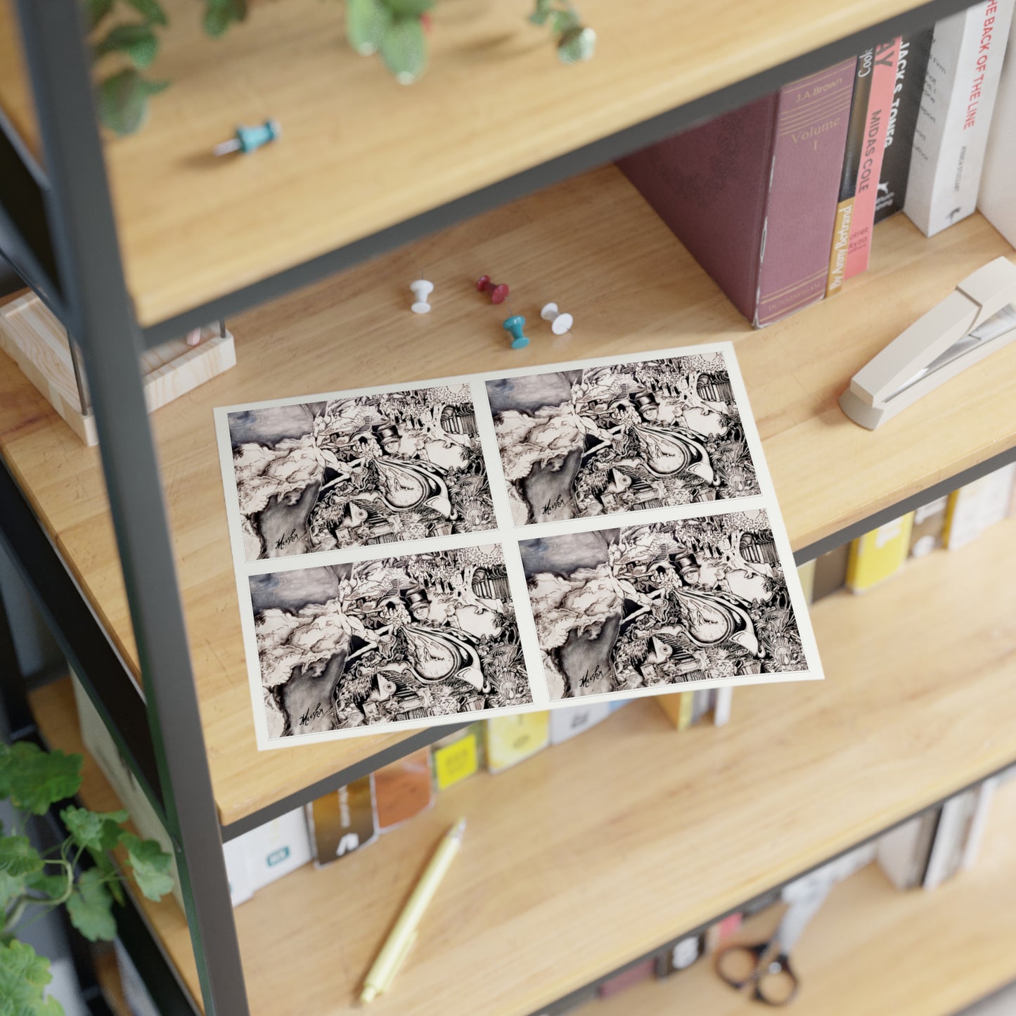 Alice In Blunderland Sticker Sheets