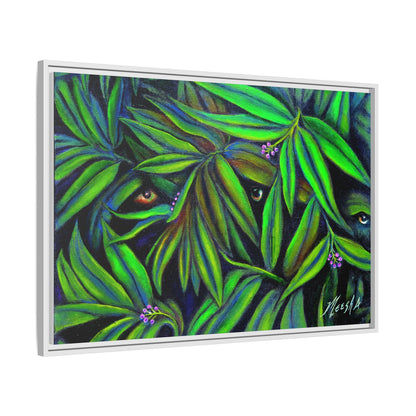 Jeepers Peepers Framed Canvas Print
