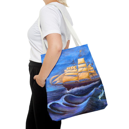 Whimsical Wavehopper Tote Bag