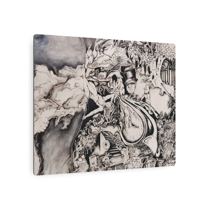 Alice In Blunderland Metal Art Sign