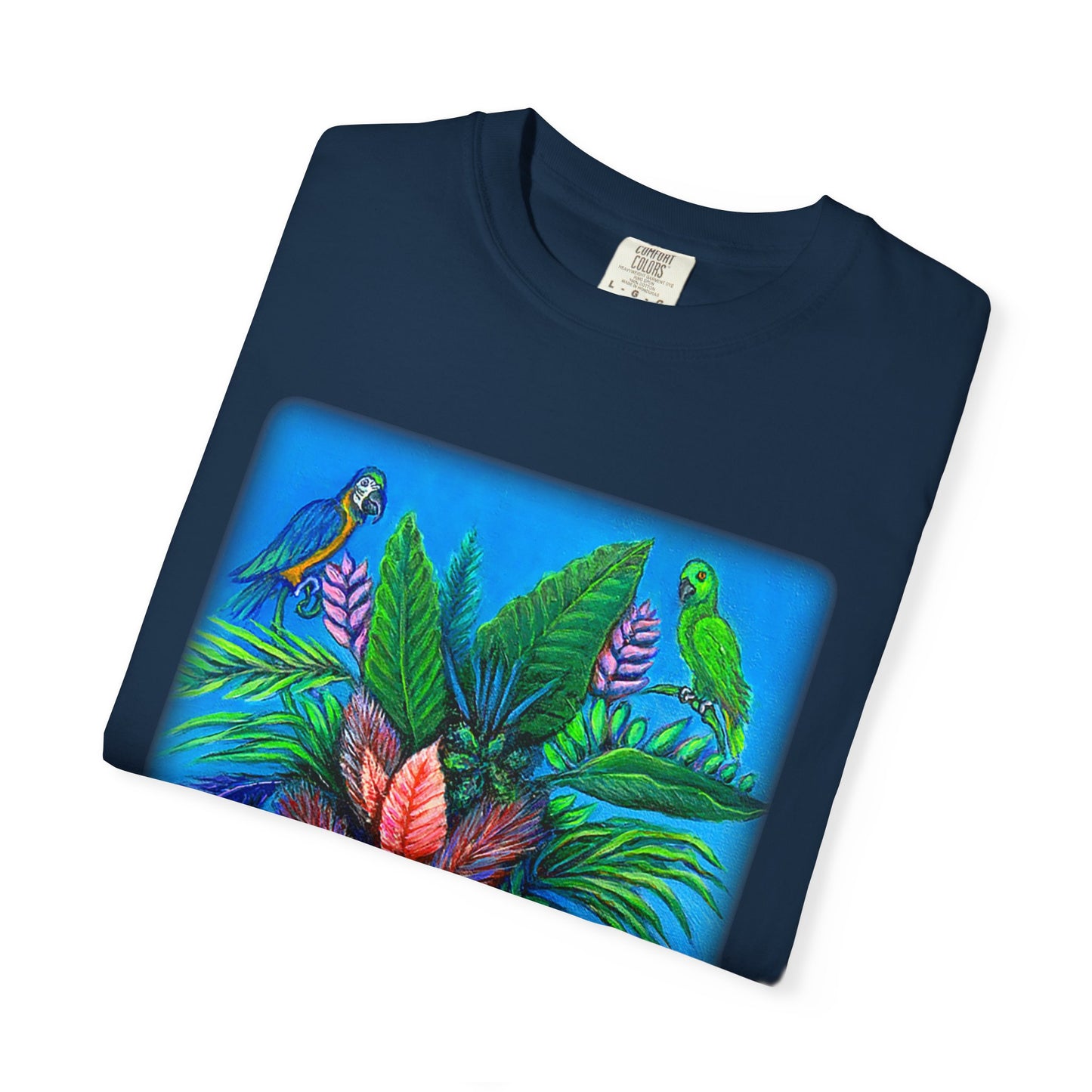 Palm Tree of Life Unisex Garment-Dyed T-shirt