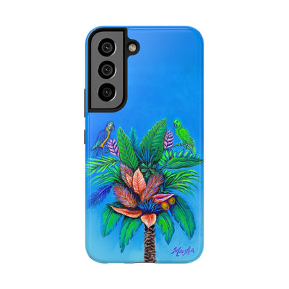 PalmTree of Life Tough Phone Case for Nature Lovers and Parrot heads