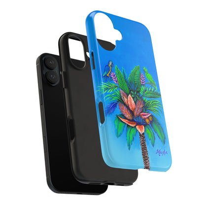 PalmTree of Life Tough Phone Case for Nature Lovers and Parrot heads