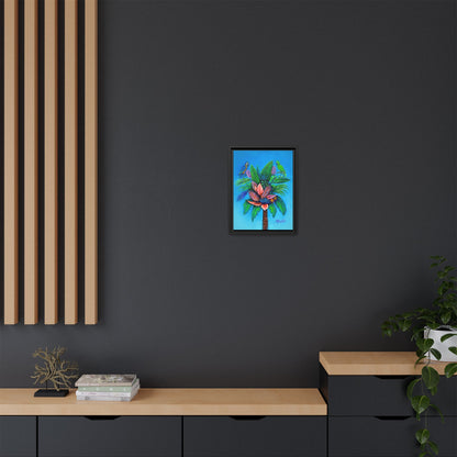 Palm Tree of Life Framed Canvas Print