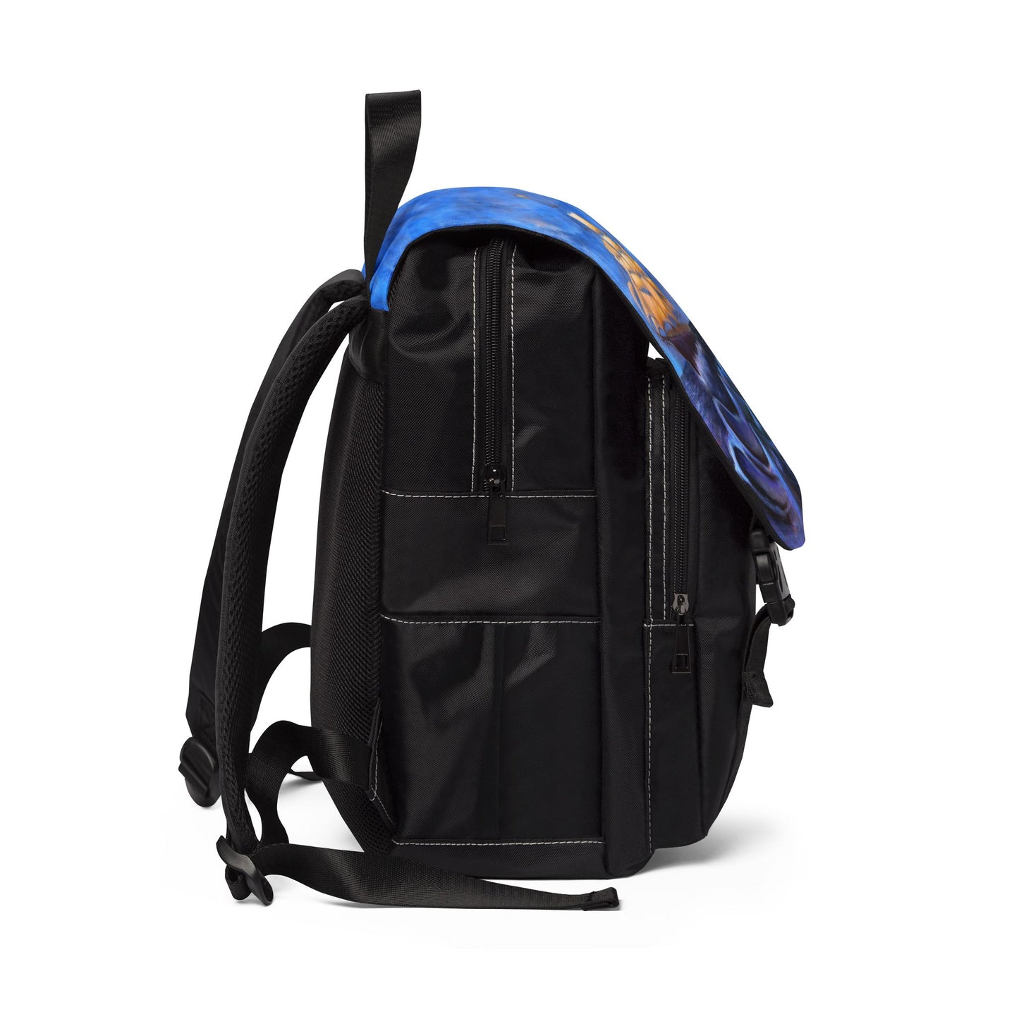 Whimsical Wavehopper Unisex Casual Shoulder Backpack