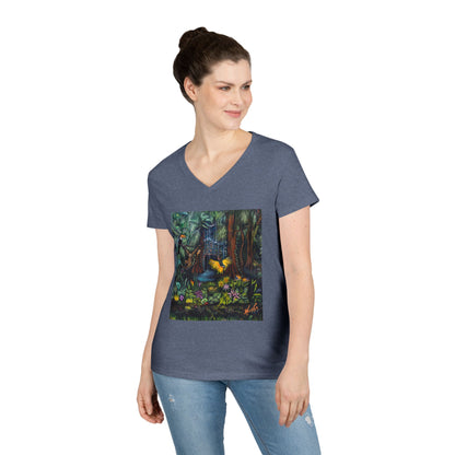 Amazonia  Ladies' Nature Lover V-Neck T-Shirt
