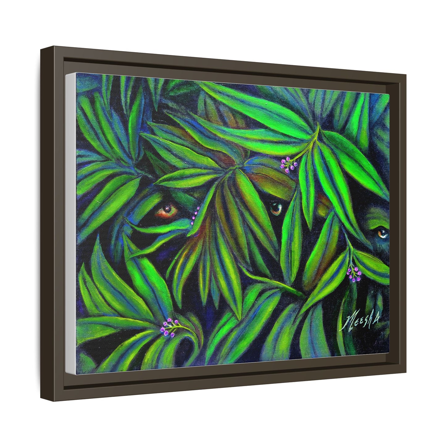 Jeepers Peepers Framed Canvas Print