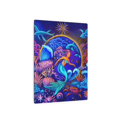 Celestrial Extraterrestrial Metal Art Sign