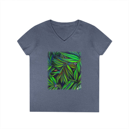 Jeepers Peepers Ladies' V-Neck T-Shirt