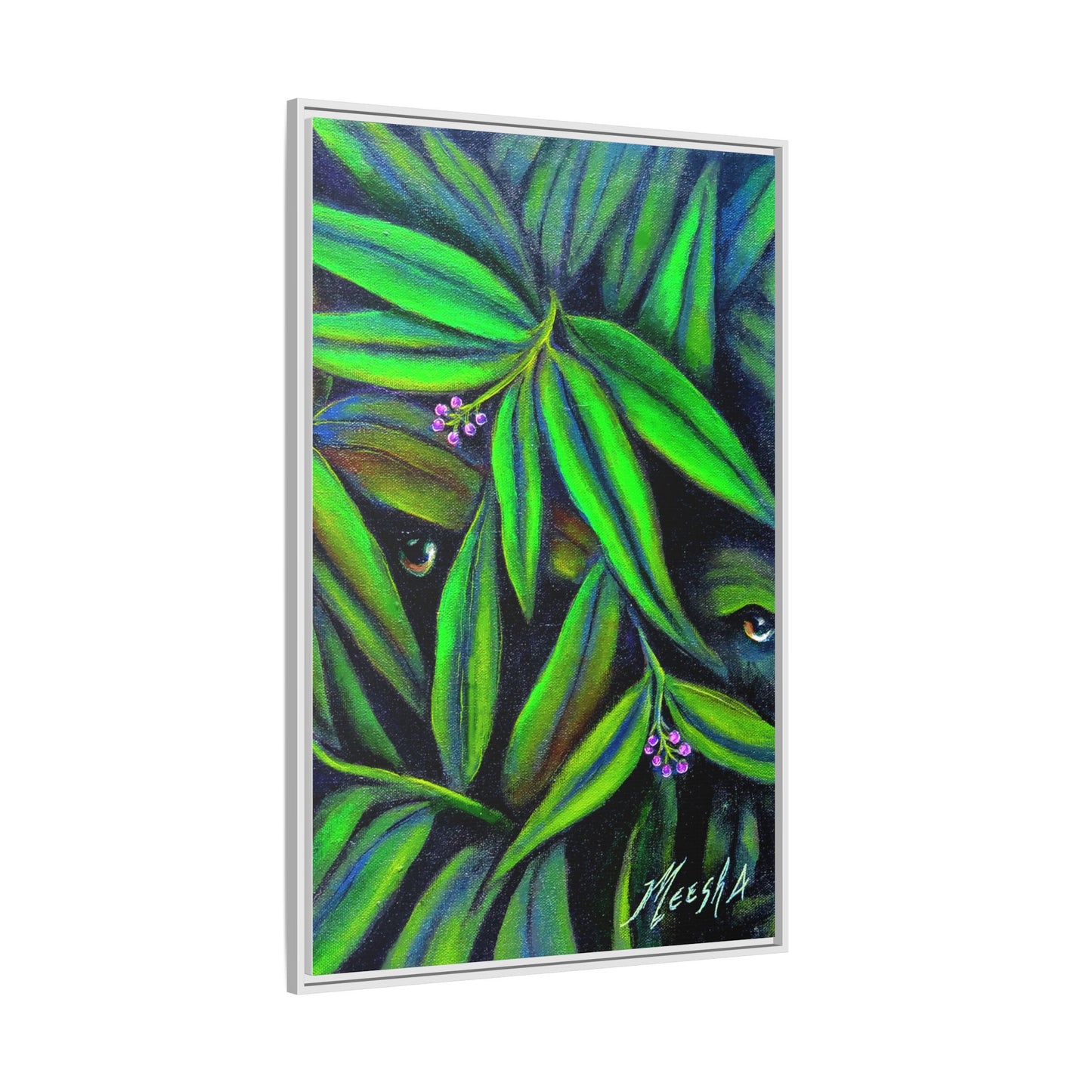 Jeepers Peepers Framed Canvas Print