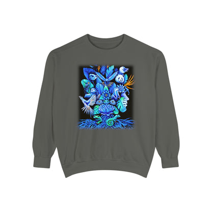 Out of the blue Unisex Garment-Dyed Sweatshirt
