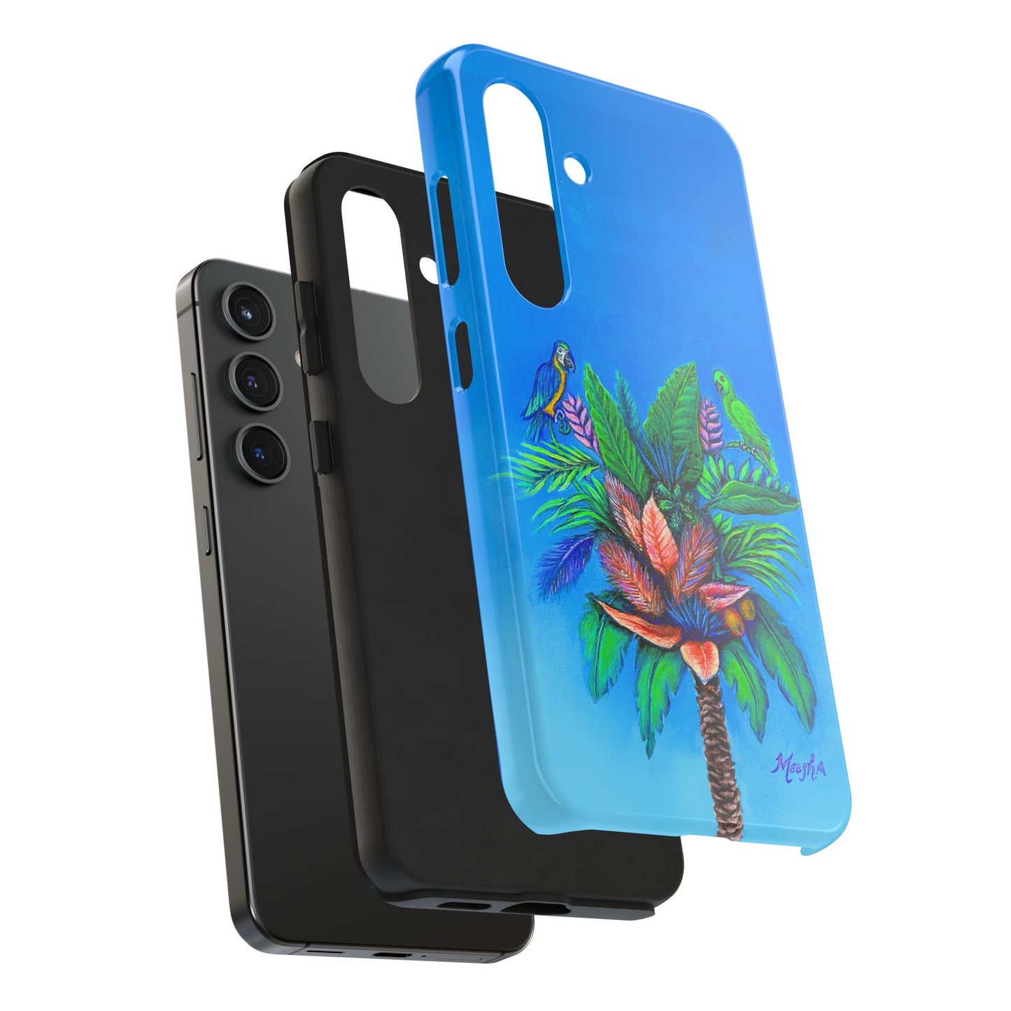 PalmTree of Life Tough Phone Case for Nature Lovers and Parrot heads