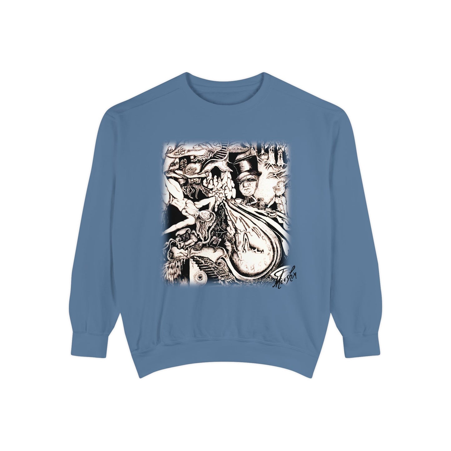 Alice In Wonderland Unisex Garment-Dyed Sweatshirt