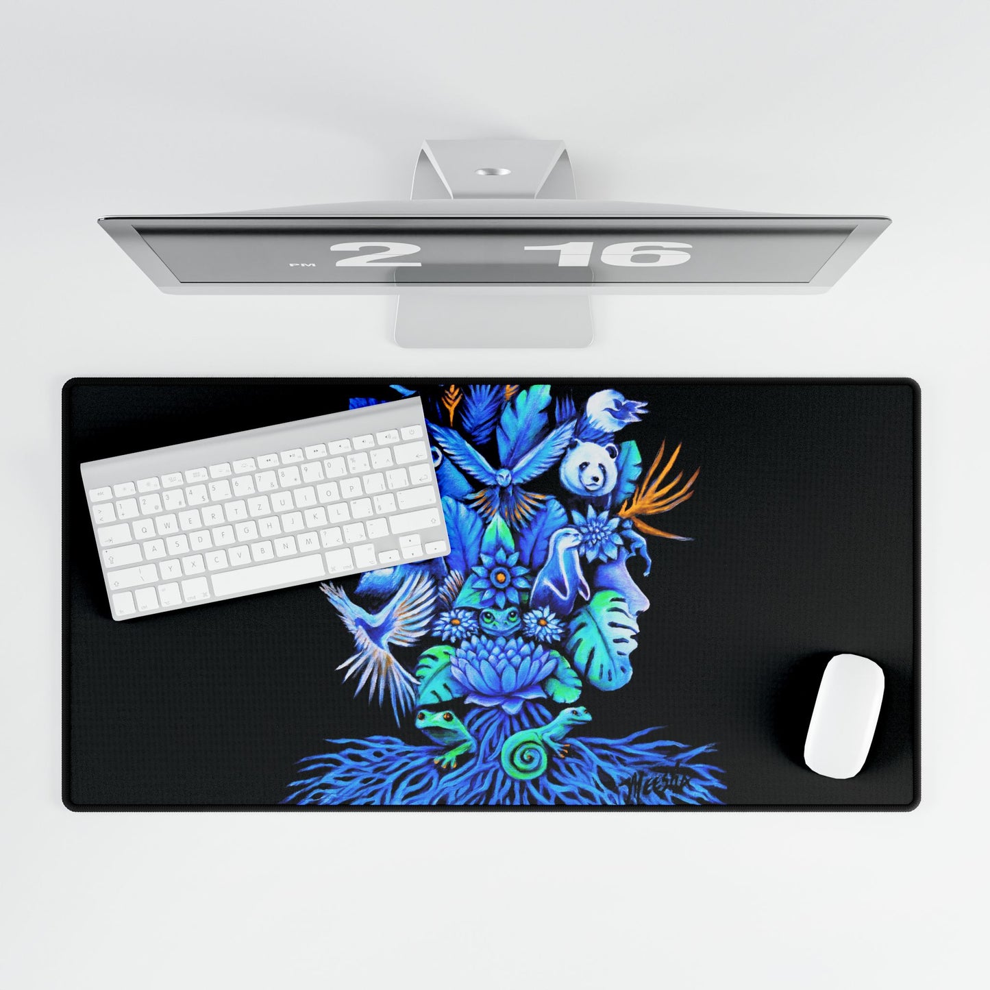 Out of the blue Desk Mats
