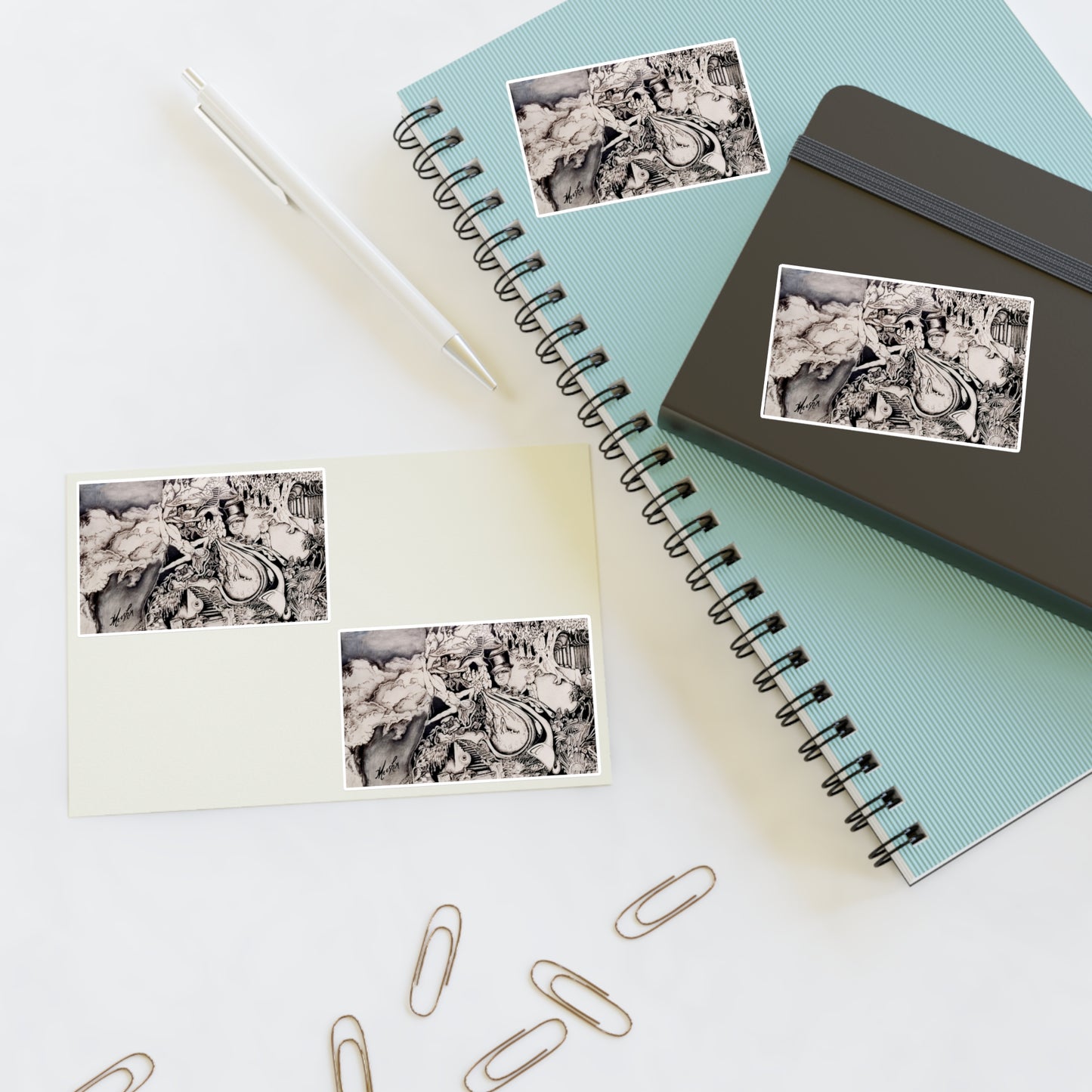 Alice In Blunderland Sticker Sheets