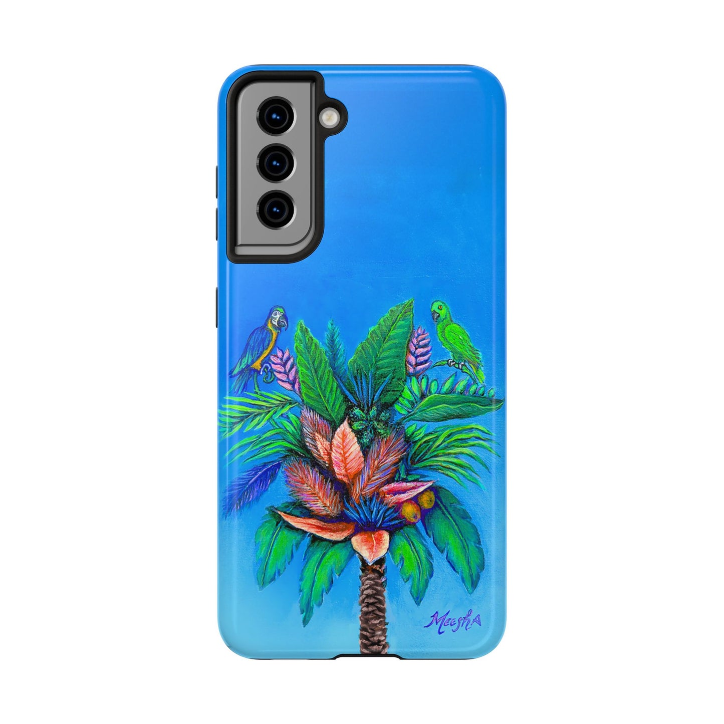 PalmTree of Life Tough Phone Case for Nature Lovers and Parrot heads