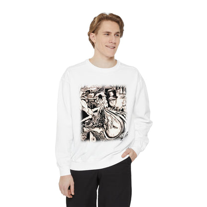 Alice In Wonderland Unisex Garment-Dyed Sweatshirt