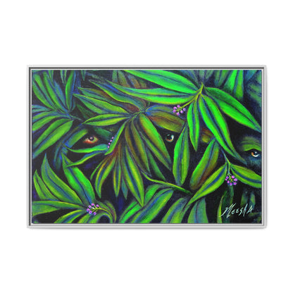 Jeepers Peepers Framed Canvas Print