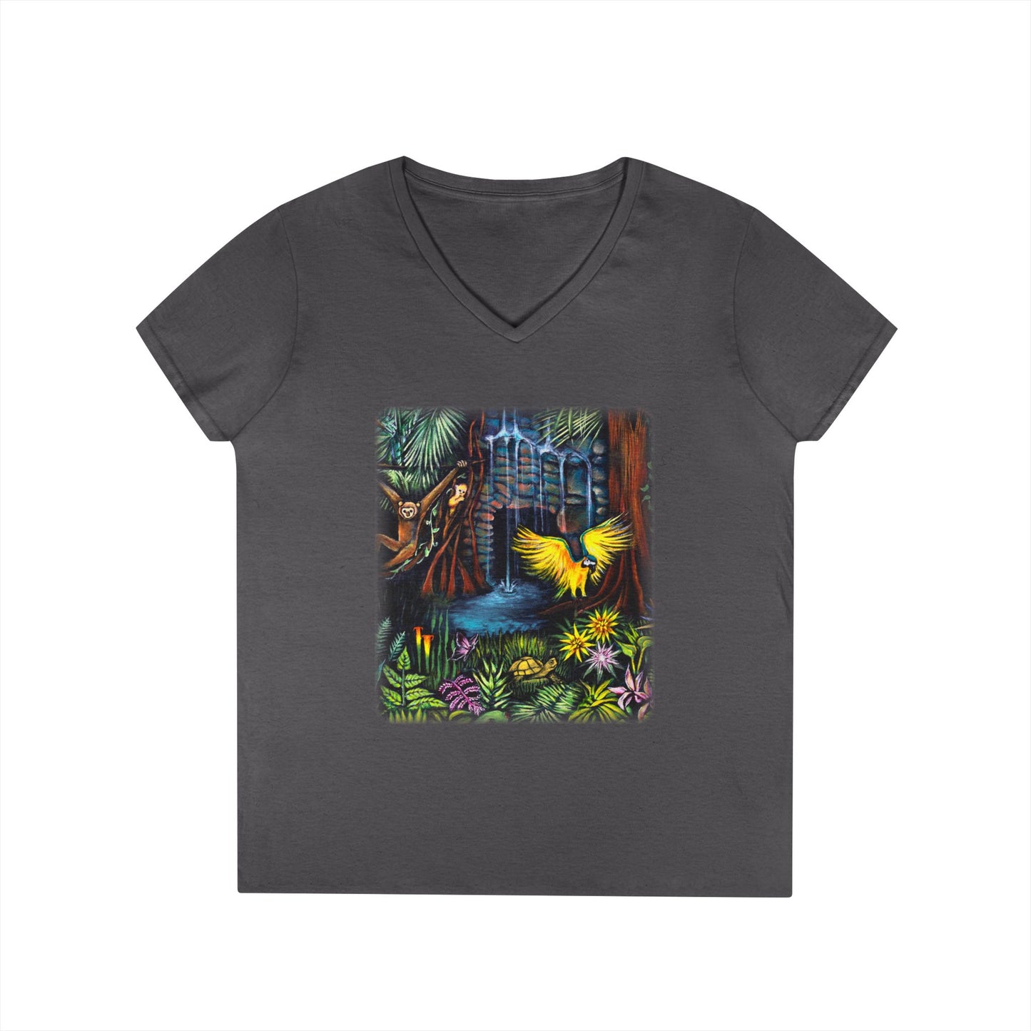 Amazonia Ladies' V-Neck T-Shirt