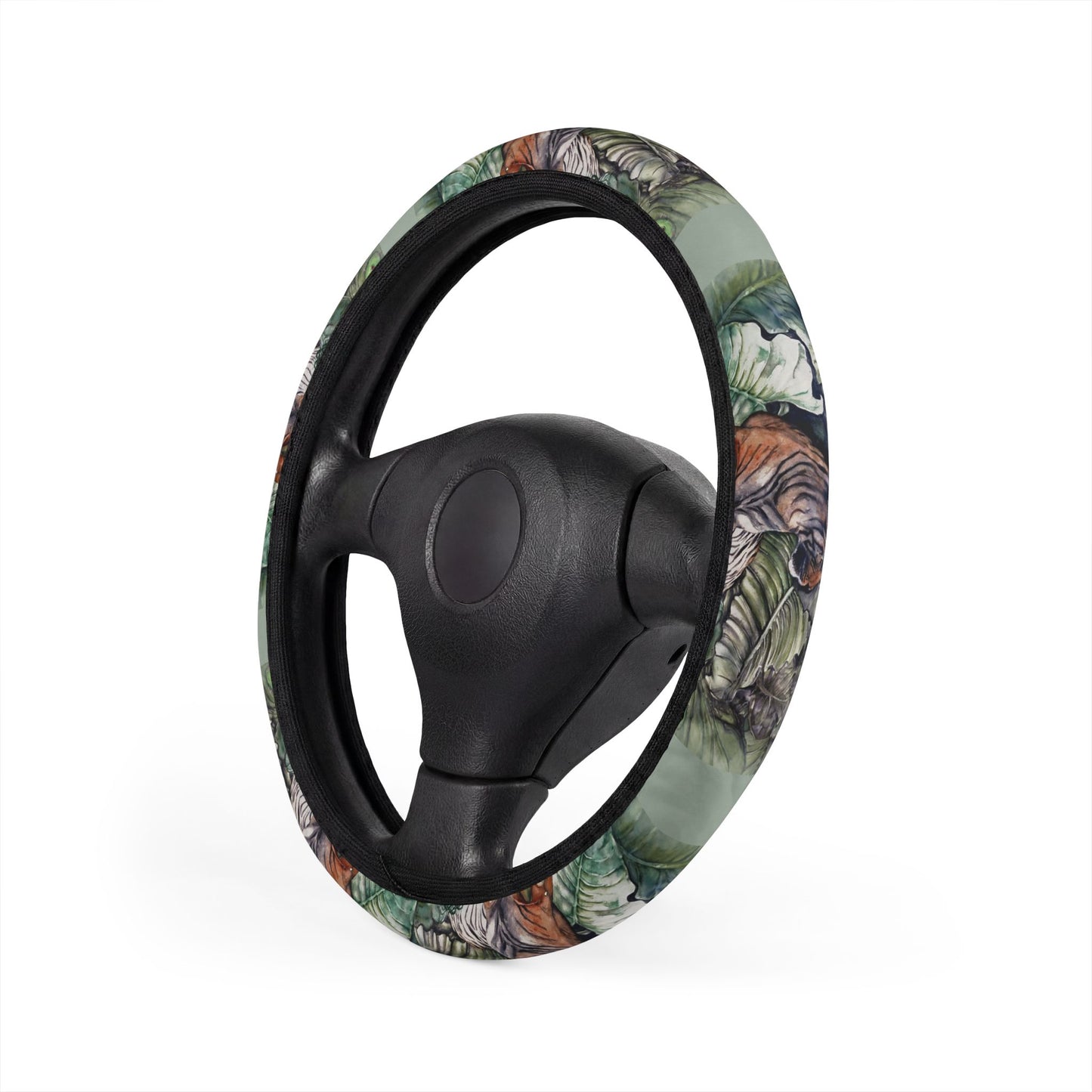 Watchful Warrior Car Steering Wheel Cover
