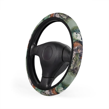 Watchful Warrior Car Steering Wheel Cover
