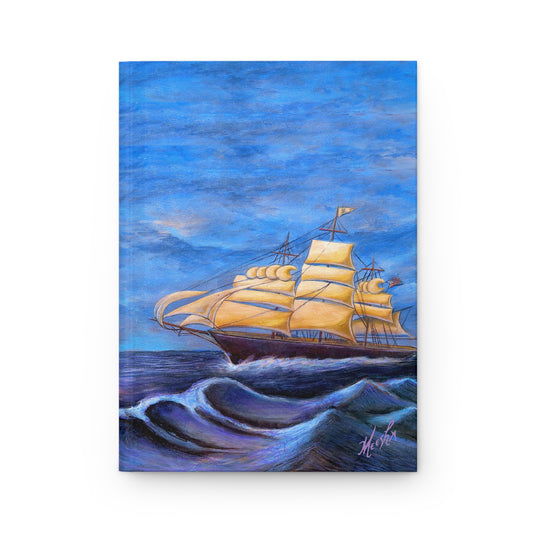 Whimsical Wavehopper Hardcover Favorite Journal