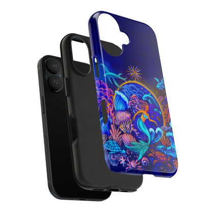 Celestial Extraterrestrial I Tough Phone Case for Mermaid Lovers