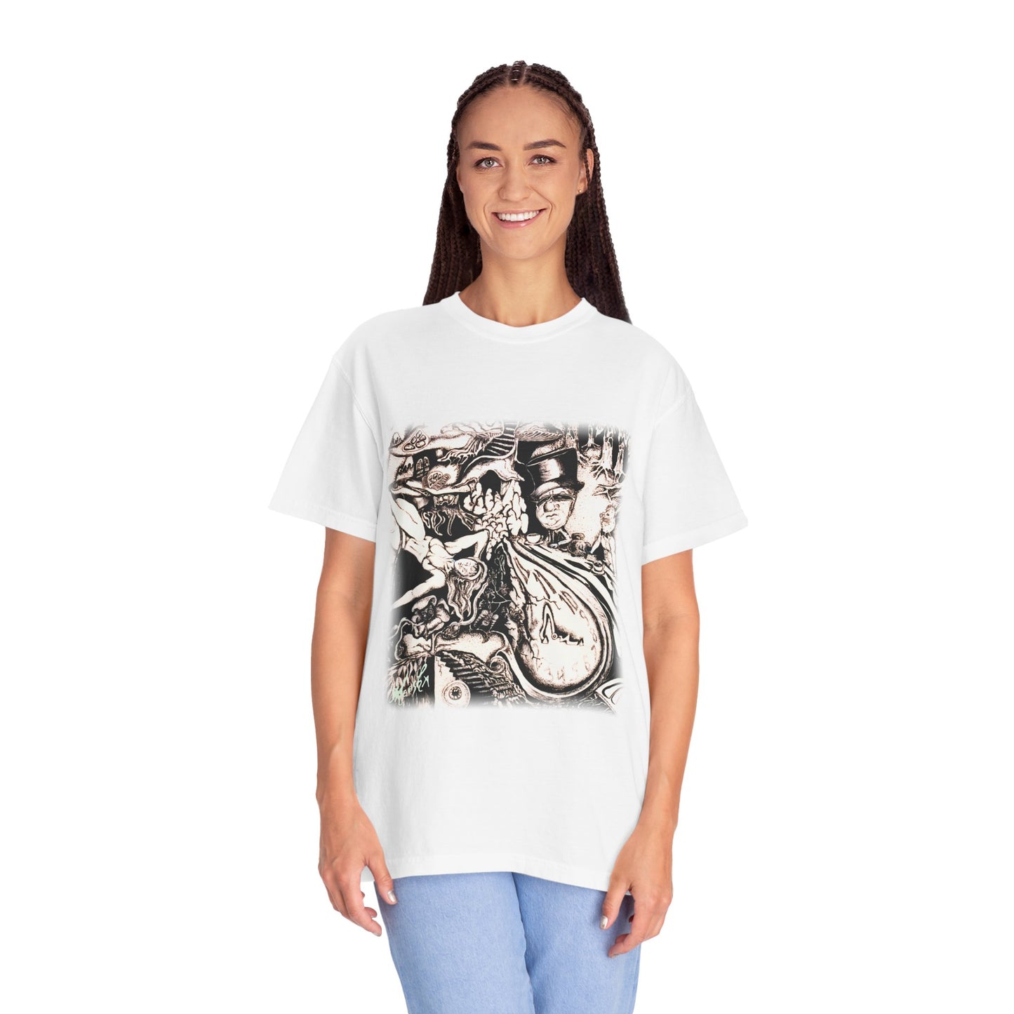Alice In Wonderland Unisex Garment-Dyed T-shirt
