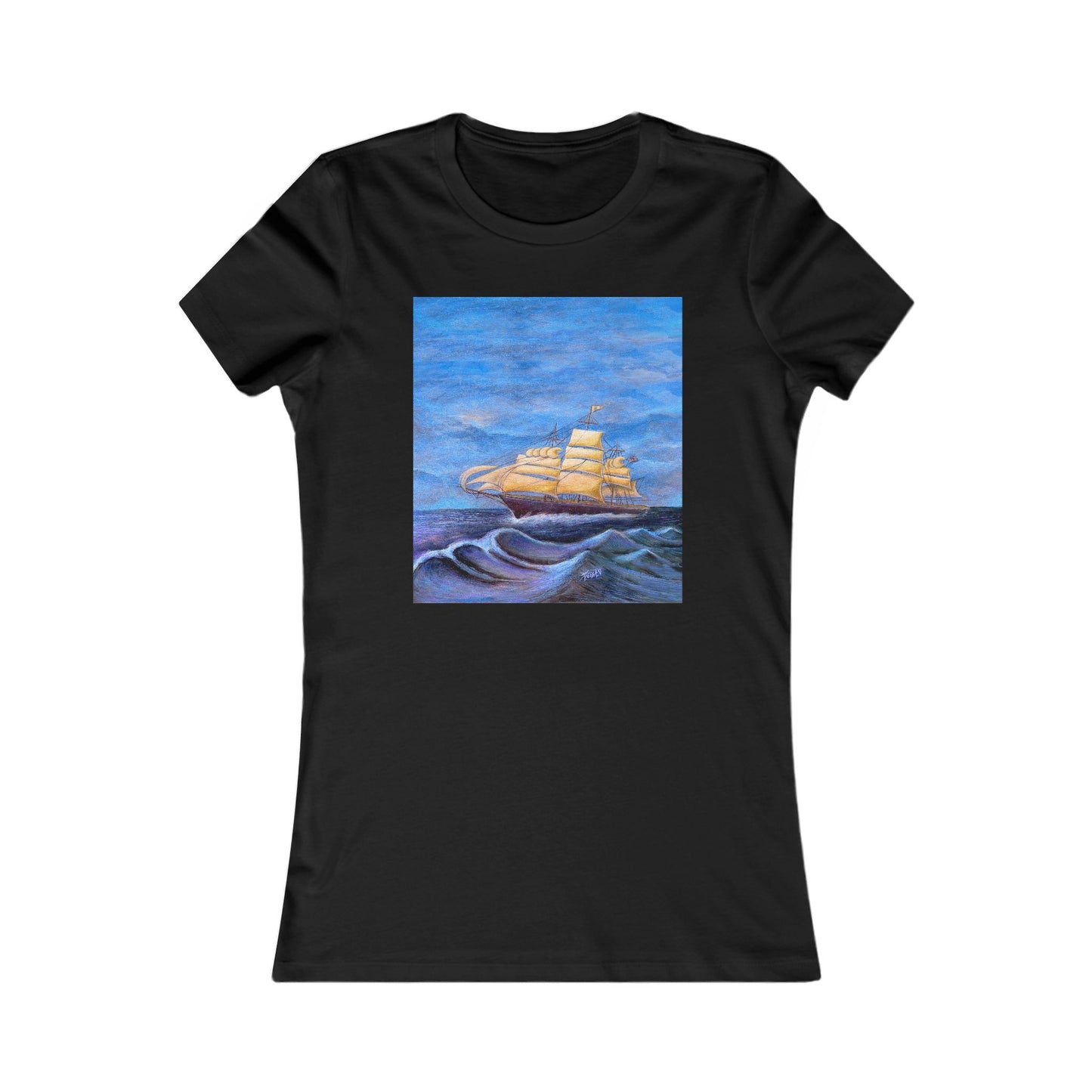 Whimsical Wavehopper Women's Favorite Tee