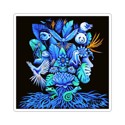 Out of the blue Kiss-Cut Stickers
