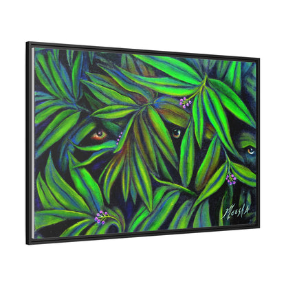 Jeepers Peepers Framed Canvas Print