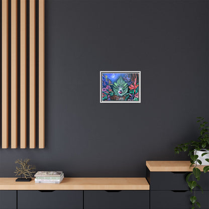 Moonlight Mischief Framed Canvas Print