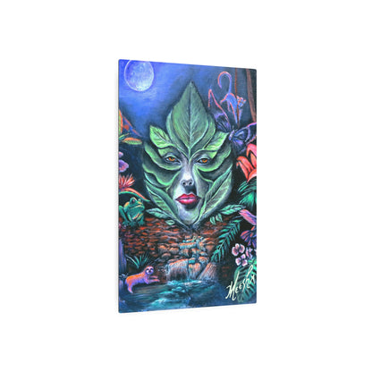 Moonlight Mischief Metal Art Sign