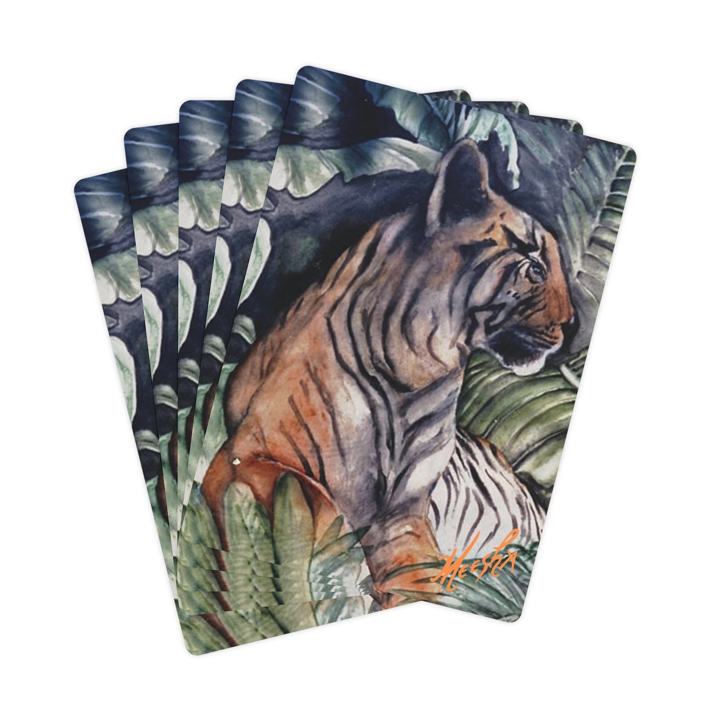 Watchful Warrior Poker Cards