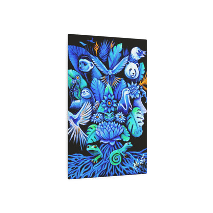 Out of the blue Metal Art Sign