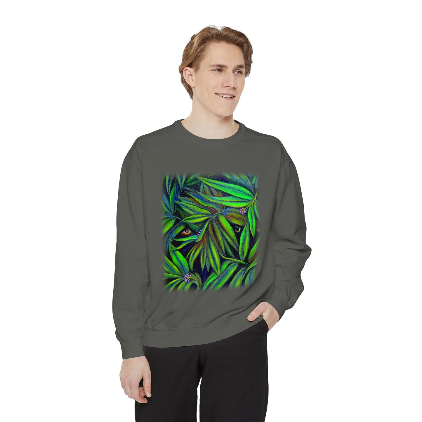 Jeepers Peepers Unisex Garment-Dyed Sweatshirt