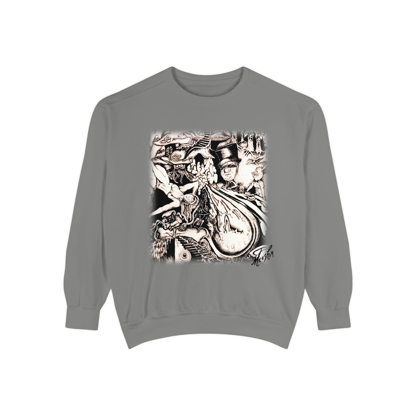 Alice In Wonderland Unisex Garment-Dyed Sweatshirt