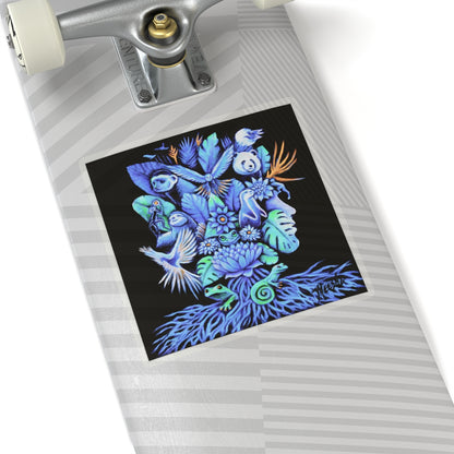 Out of the blue Kiss-Cut Stickers