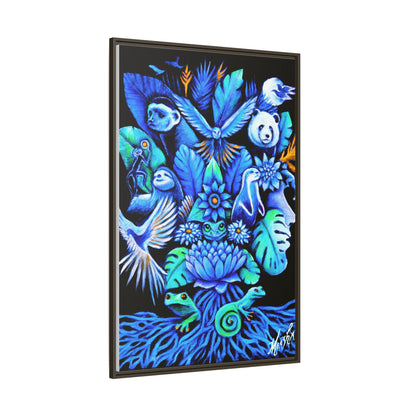 Out of The Blue Framed Canvas Print